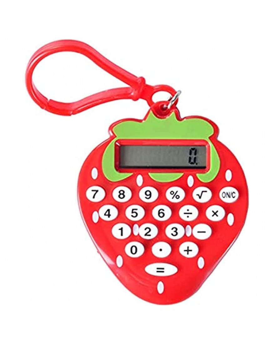 Taschenrechner für Studenten elektronischer Mini-Taschenrechner Süßigkeitenfarben Taschenrechner Bürobedarf Geschenk Taschenrechner Erdbeerform Taschenrechner Bürorechnung Rechnung - BUEPSQ4W
