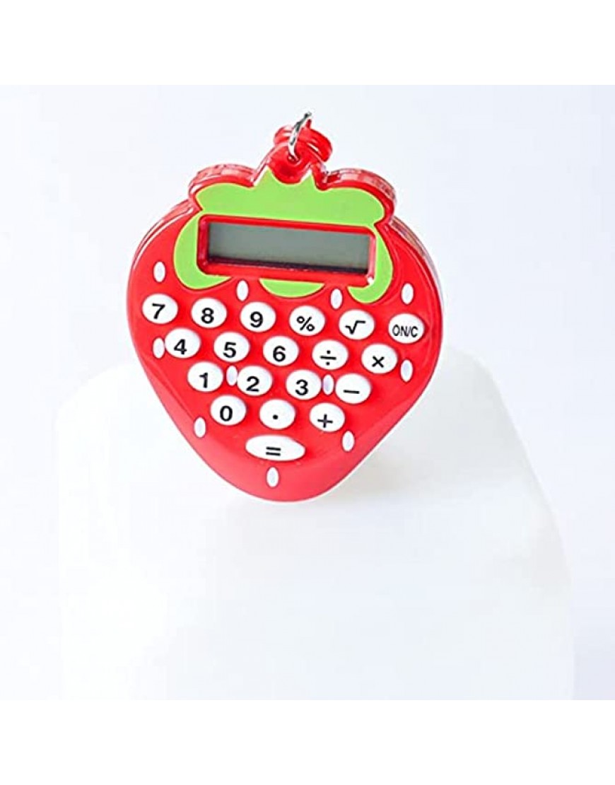 XUSHI Taschenrechner Student Electronic Calculator Candy Color Calculation Bürobedarf Geschenk Taschenrechner Erdbeerformrechner - BYPXDEV5