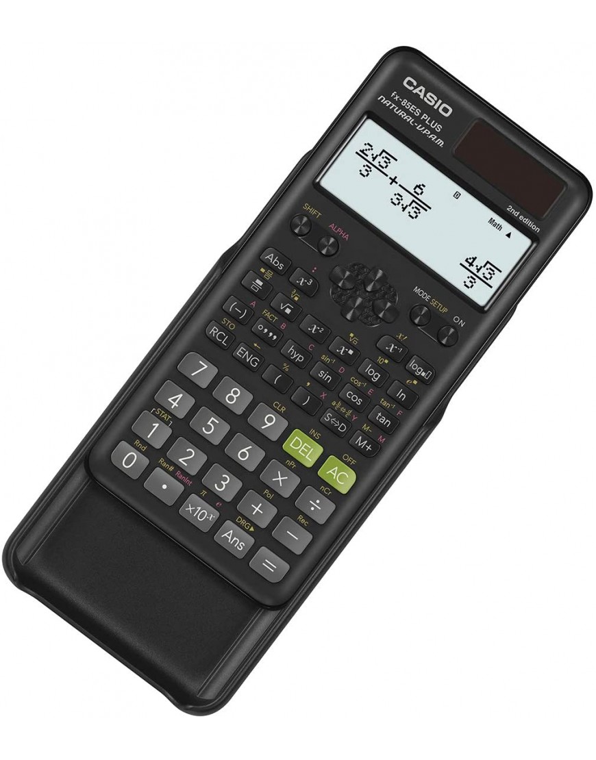 Casio FX-85ES PLUS-2 Wissenschaftlicher Taschenrechner 252 Funktionen 11 x 77 x 162 mm schwarz - BWGVS827