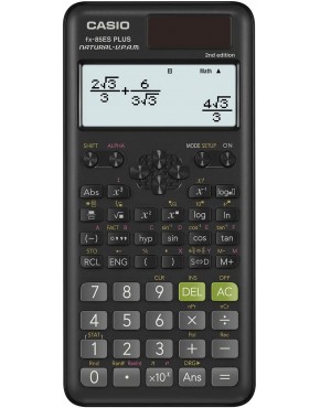 Casio FX-85ES PLUS-2 Wissenschaftlicher Taschenrechner 252 Funktionen 11 x 77 x 162 mm schwarz - BWGVS827