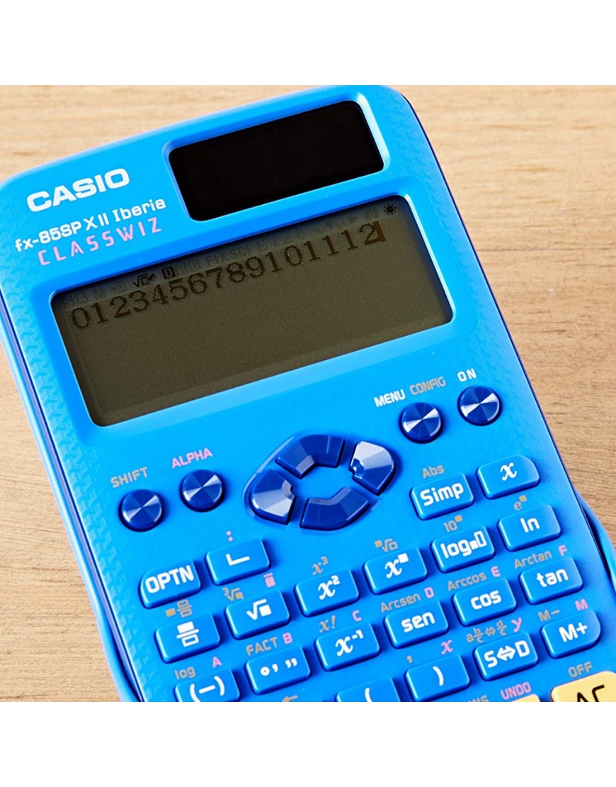 Casio FX-85SPXII – wissenschaftlicher Taschenrechner blau spanische Edition - BGFPCVVK