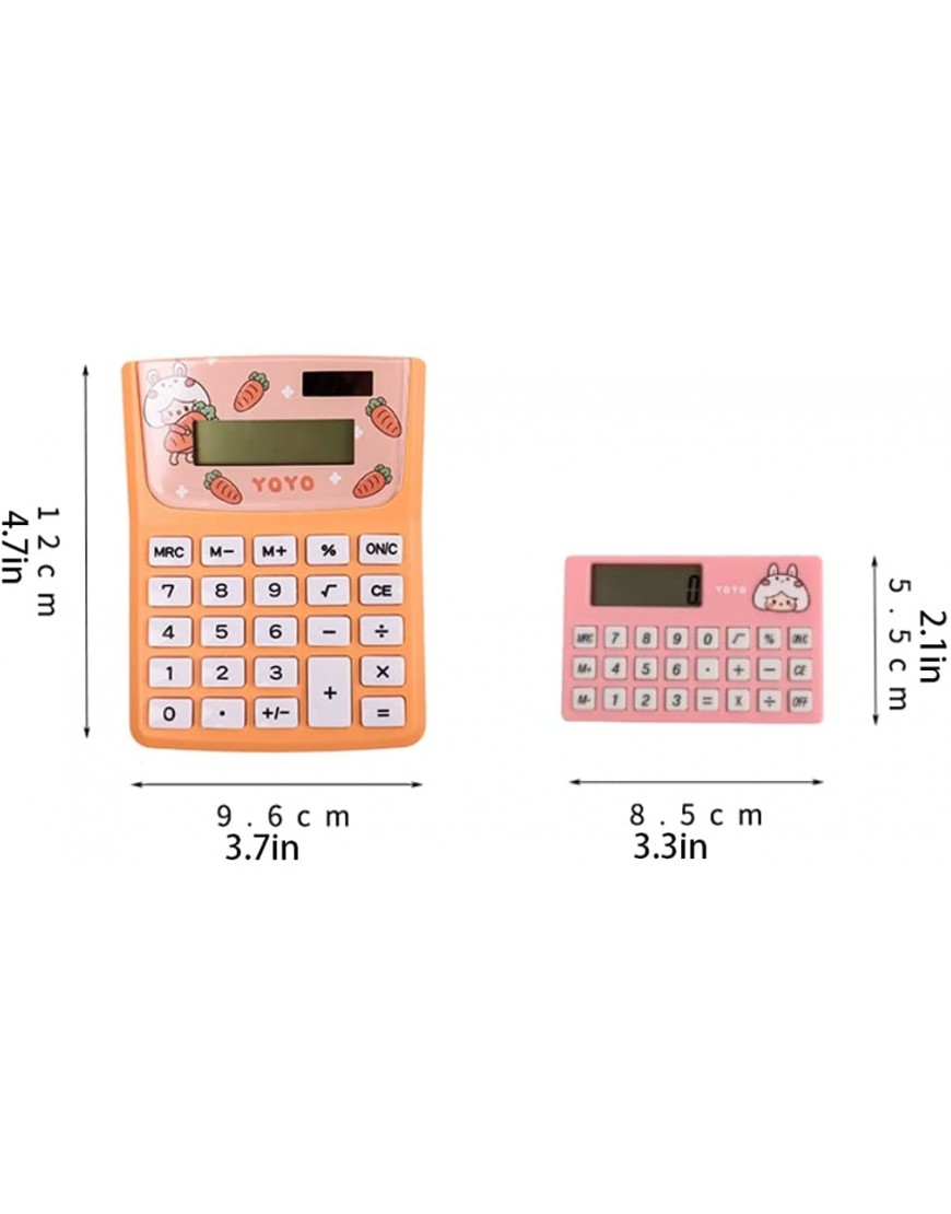 LYUN Taschenrechner Mini Portable 8-stelliger Rechner Student Geschenkschule Bürobedarf Taschengröße Für Kinder Geschenk Solarmodell Standard rechner Color : B - BUNJREA7