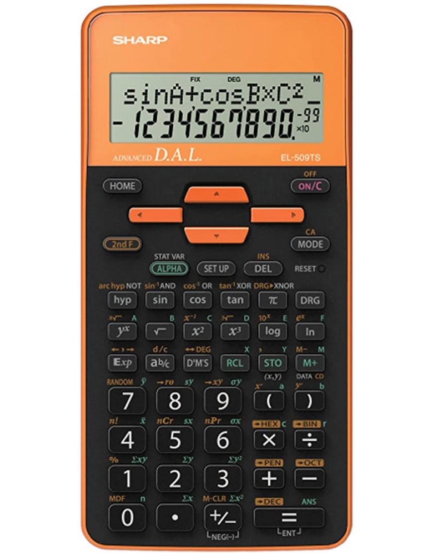 Sharp Wissenschaftlicher Taschenrechner el 509 orange - BNOGK1KE