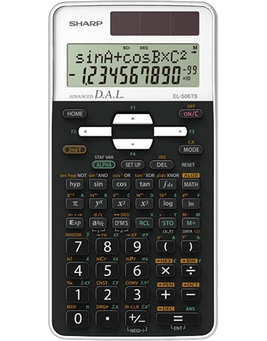Sharp Wissenschaftlicher Taschenrechner – Orange EL 506ts- - BFPBX78N