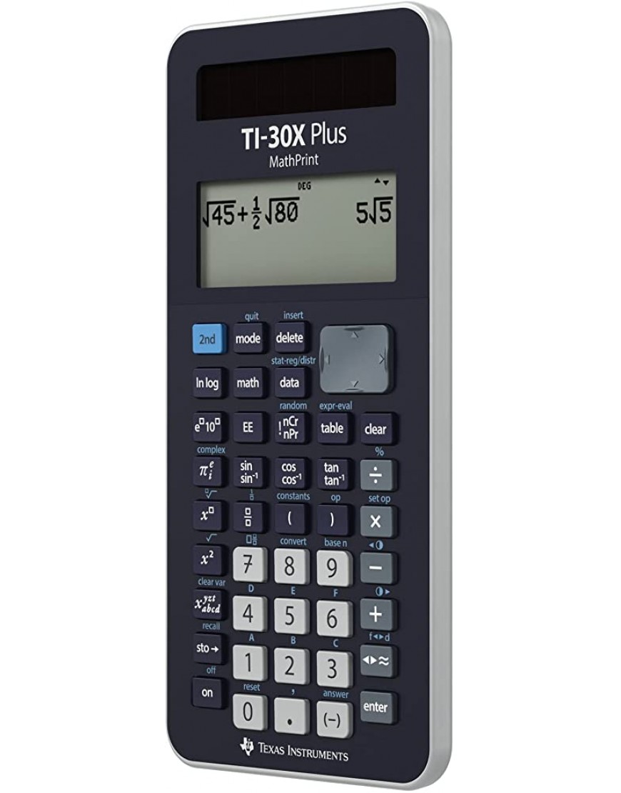 Texas Instruments TI-30X Plus MathPrint Wissenschaftlicher Schulrechner 4-zeilig - BGRSNQVQ
