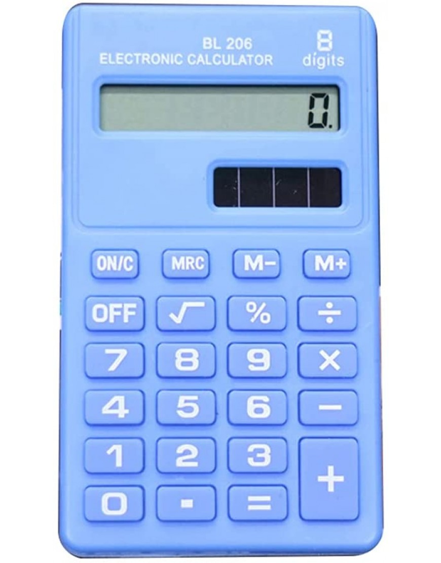 XUSHI Taschenrechner Rechner Hülle Rechner Wissenschaftliche TI Candy Color 8 Ziffern Pocket Mini Elektronische Rechner Studenten Bürobedarf Color : Dark Blue - BCVDF8NW