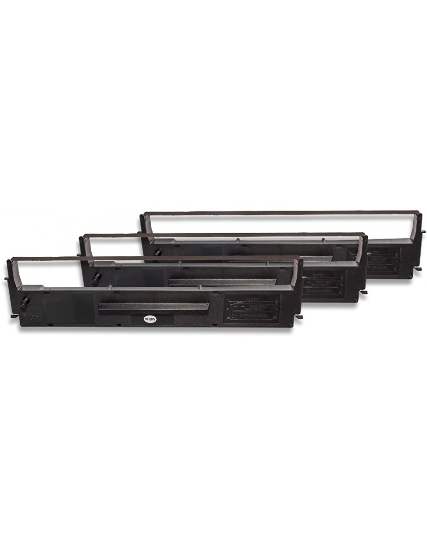 vhbw 3x Farbband Nylonband Tintenband kompatibel mit Nadeldrucker Epson CQ500 FP80 FX70 FX80 FX800 FX800DPM FX82 FX85 Ersatz für C13S015637 C13S015021 S015637 - BEKAYK64