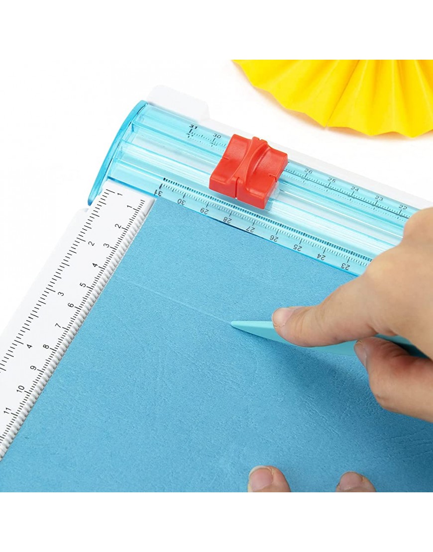 Craft Paper Trimmer und Scoring Board: 30,5 x 30,5 cm Papier Trim Cutter Score Board von ecraft Scoring Tool mit Papierfaltung für Scrapbooking CD Coupons und Fotos - BODXINMK