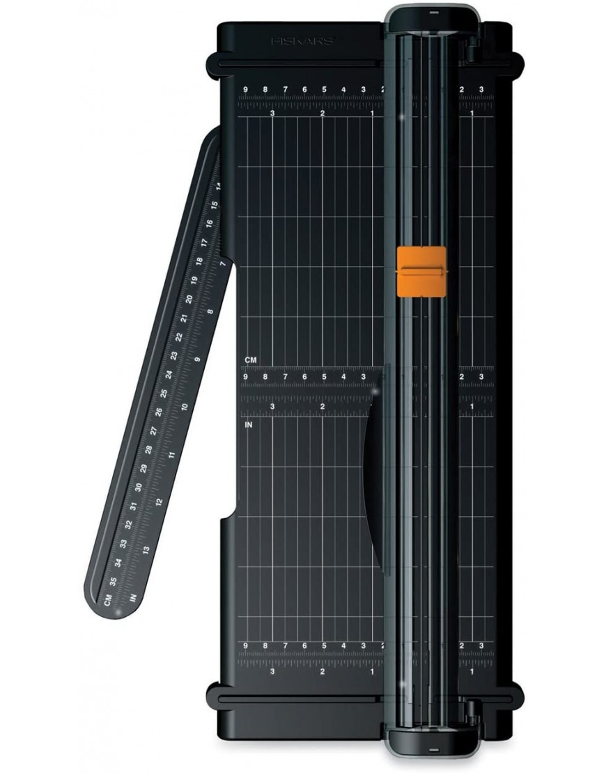 Fiskars SureCut Tragbarer Trimmer mit recyceltem Schnitt 30,5 cm Schnitt schwarz 01-005454 - BSOHEVN4