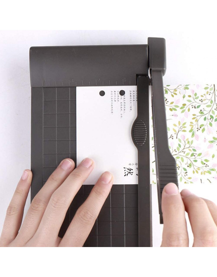 INFILM Tragbarer A5-Papierschneider 2,5 15,2 cm Fotopapier-Schneidemaschine integriertes Lineal Papierschneider Bürobedarf Schneidwerkzeuge - BYGEP1W2