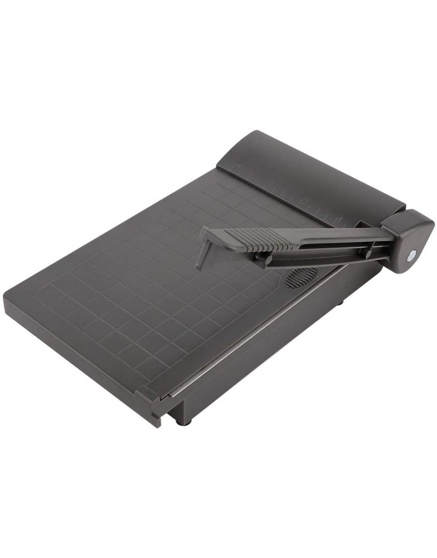 YIPON Papierschneidemaschine tragbar A5 Papierschneider integriertes Lineal Bürobedarf Schneidewerkzeug für Bastelpapier Karton und Etiketten - BGJSVK6K