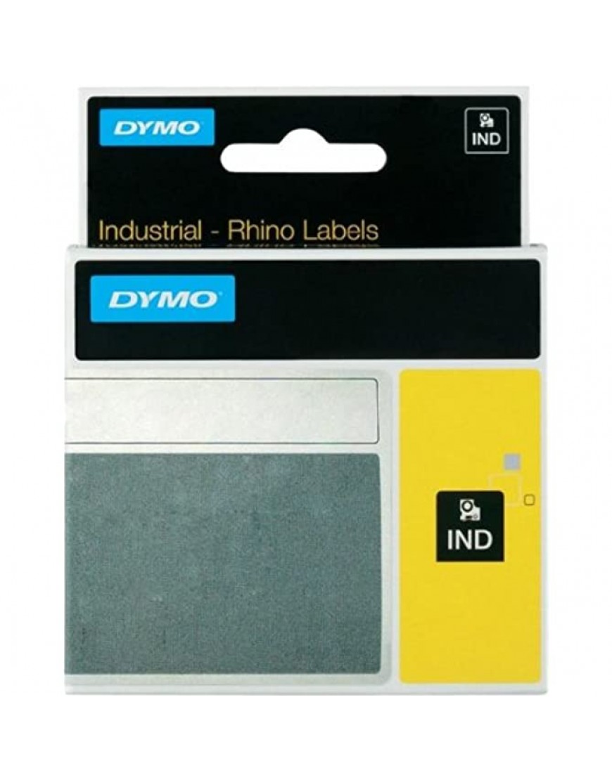 9mm Transparent Glasklar für Dymo RHINO 6000 ID1 Polyester Schwarz auf Transparent Glasklar Schriftband-Kassette Beschriftungsband 9 mm breit RHINO6000 7mtr. - BHSJZ9KD