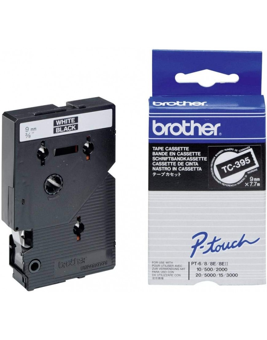 Brother TC395 Schriftbandkassette 9mm - BVXQTE2Q