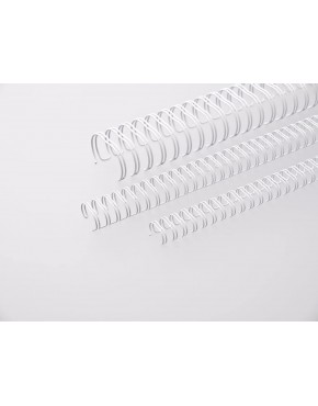 Binderücken Renz Ring Wire 2:1 6,9 mm für 45 Blatt weiß - BFVFCA2M