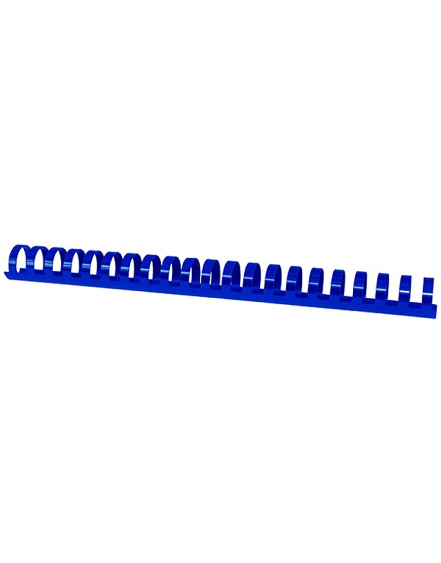 OFFICE PRODUCTS 20242515-01 Plastikbinderücken 50 Stück DIN A4 25mm 240 Seiten Binderücken Bindungskämme Plastikbindung | Kunststoff | Farbe: Blau - BVTZQH5H