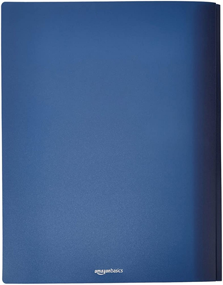 Basics Klarsichthülle mit Metallzinken 25er-Pack verschiedene Farben in Schwarz und Marineblau - BKDQY57V