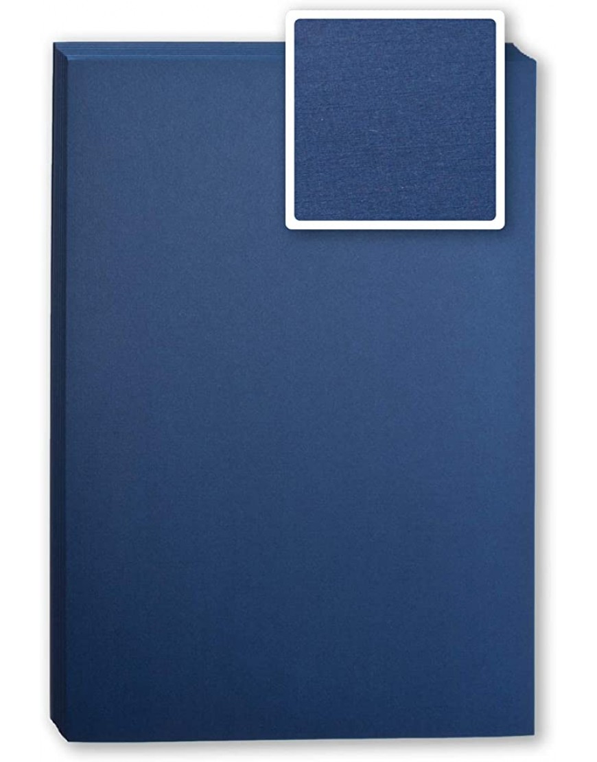 Bindekarton Deckblatt Rückblatt blau 240 g m² DIN A4 100 Stück in Leinenoptik Einbanddeckel für Bindungen Umschlagmaterial - BJBVSK58