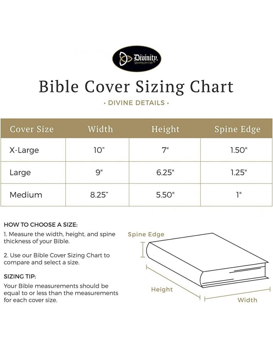 Divinity Boutique Bible Business Report Cover 25723 Schwarz und Goldton 11 x 8 cm - BYZVOWWE