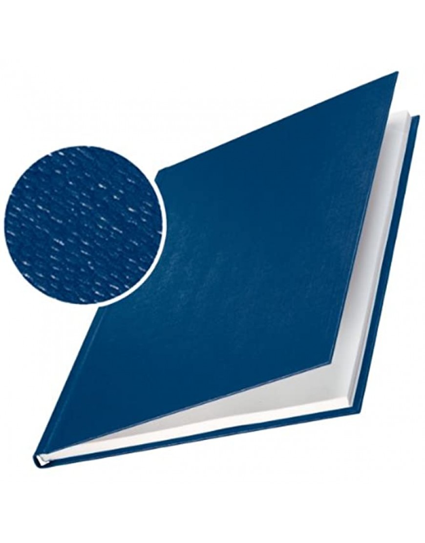 Leitz Hartschale Hüllen blau Randeinfassung Hardware Binding Hardware 105 Blatt; 216 mm; 302 mm; 14 mm blau - BATED2V3