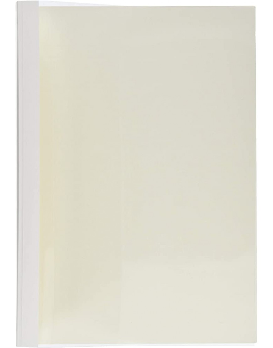Only binding cover clear white A4 portrait 24mm kun Flip binding kun japan import - BXHHX3QD
