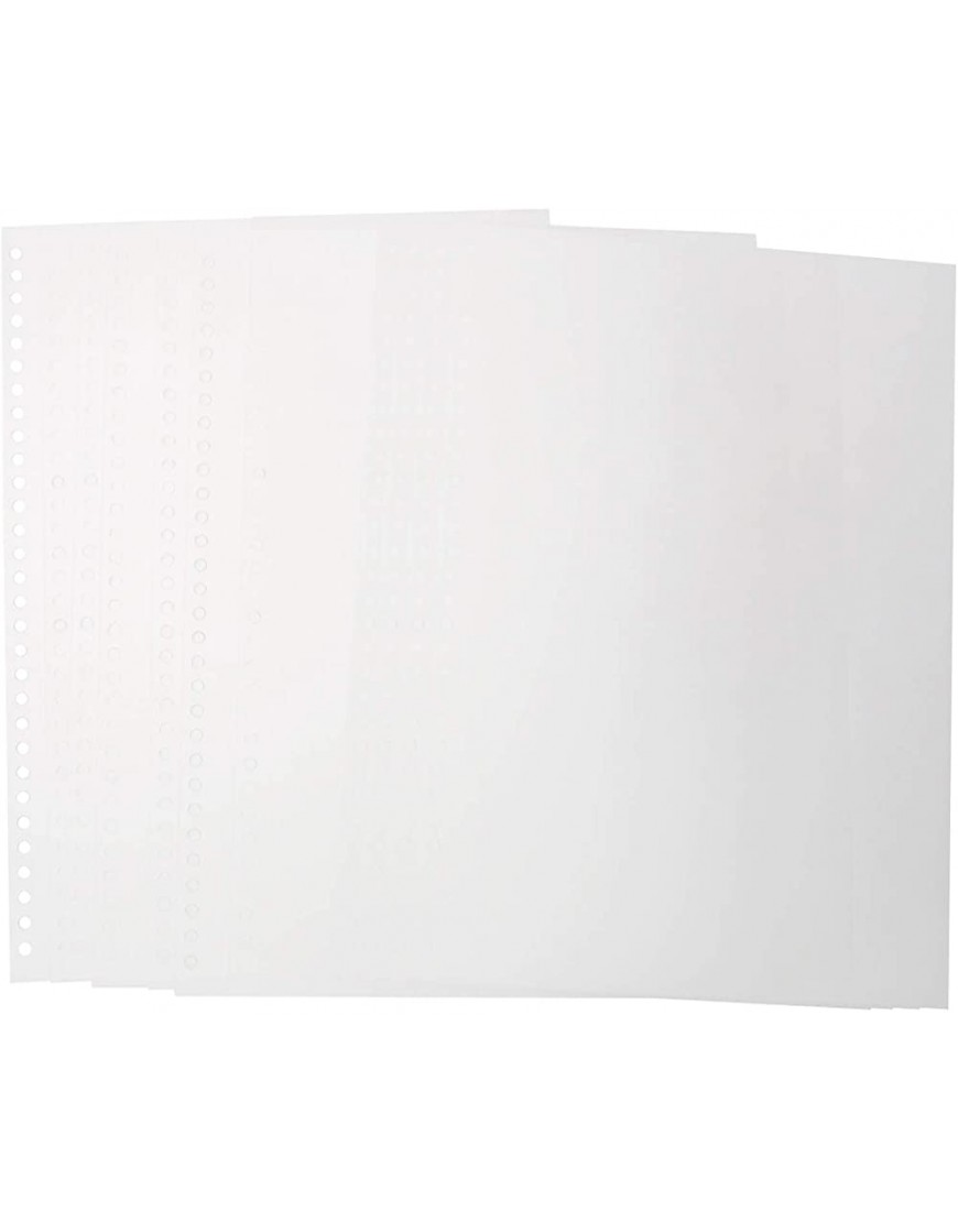 Sicher 10 STÜCKE A4 A5 B5 Transparente PP-Bindungsfolie Umweltschutzmaterial PP-Bindungsfolie Bindungsfolie für Studenten für Zuhause10 sheets of white matte 30 holes A4 - BFLXBJM4