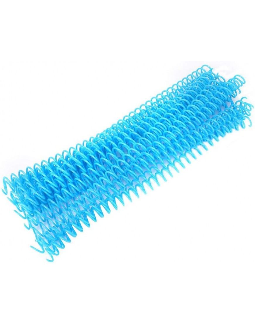 20Pcs Spiralbinderücken Plastic Comb Bindings Kamm Binderücken A4 Binderücken13mm Blau - BURRY82N