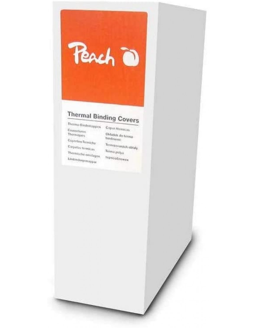 Peach PBT406-06 Thermobindemappe A4 80 Blätter 80 g m² 80 Stück weiß - BZRLRHNQ
