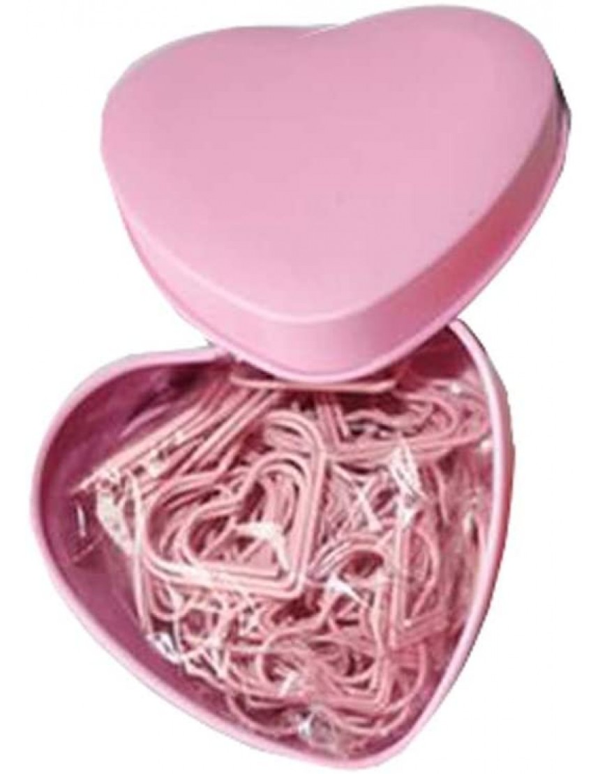 Set von 52 Box-verpackt Design von Love's Paper Clip Pushpin Pink - BEFAL4B8