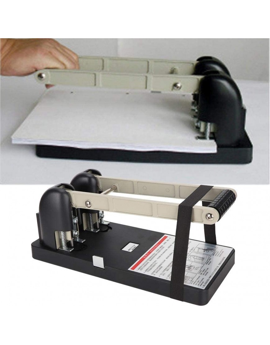 Double Hole Paper Puncher Büromaterial Einstellbare 150 Blatt zum Stanzen von Papier Bürobedarf - BYZWNENH