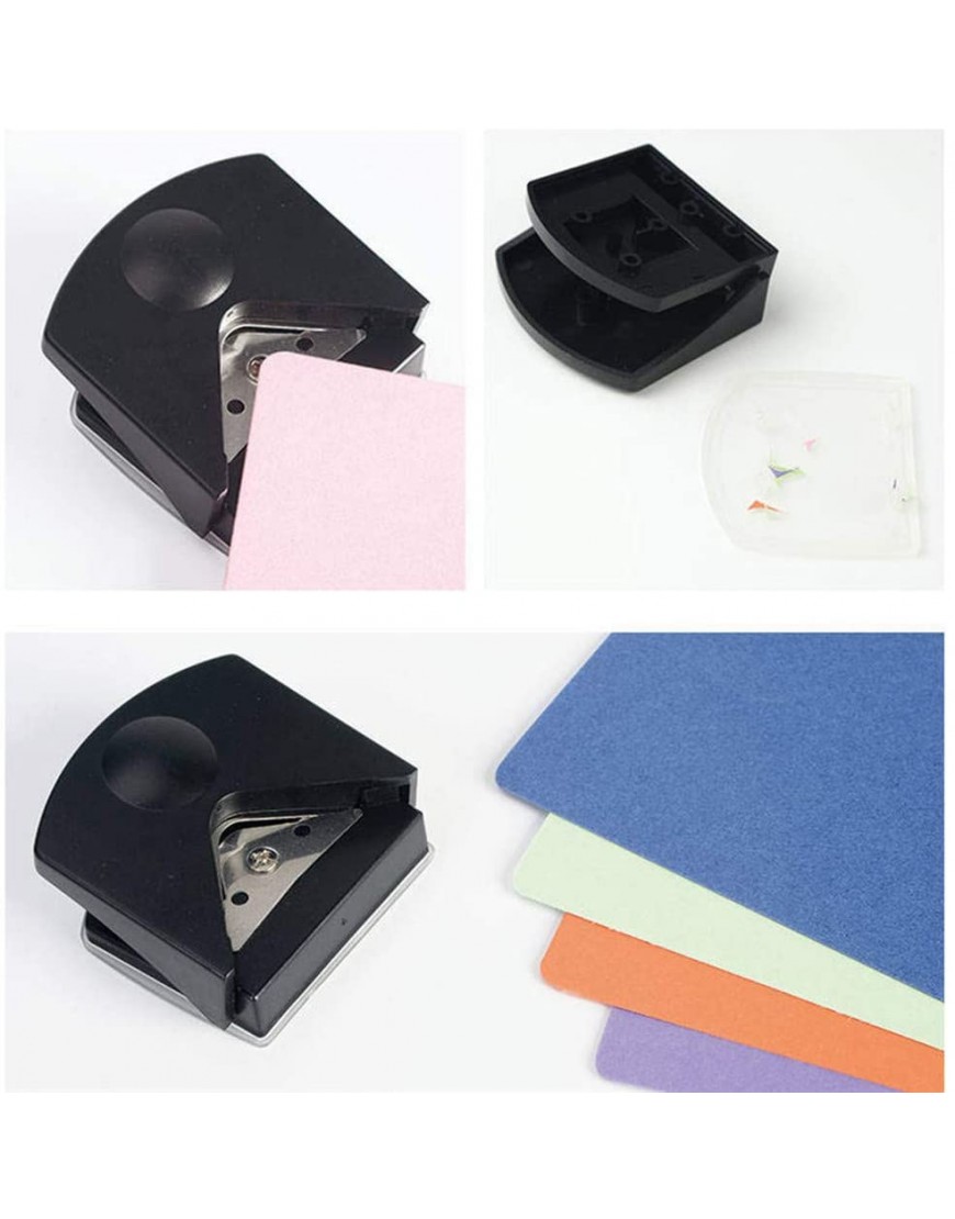 JIFNCR Corner Rounder Cutter Paper Punch PVC-Film Foto Visitenkarte Bürobedarf für DIY-Projekte Scrapbooking Card Making Round Tool Rundungswerkzeug - BIXFD3E3
