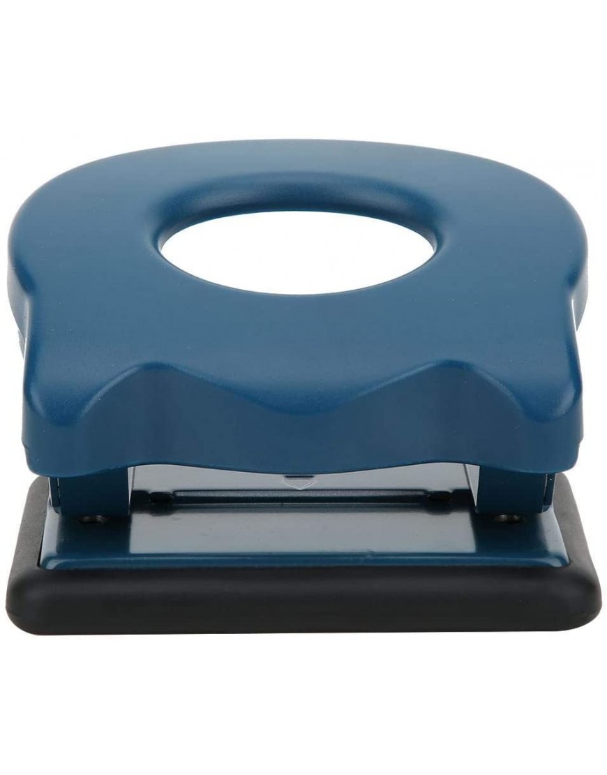 Stanzmaschine Papierlocher Puncher Stanzmaschine Bürobedarf Zweiloch-Handwerkzeug Blau für 20 Seiten - BKUUKN22