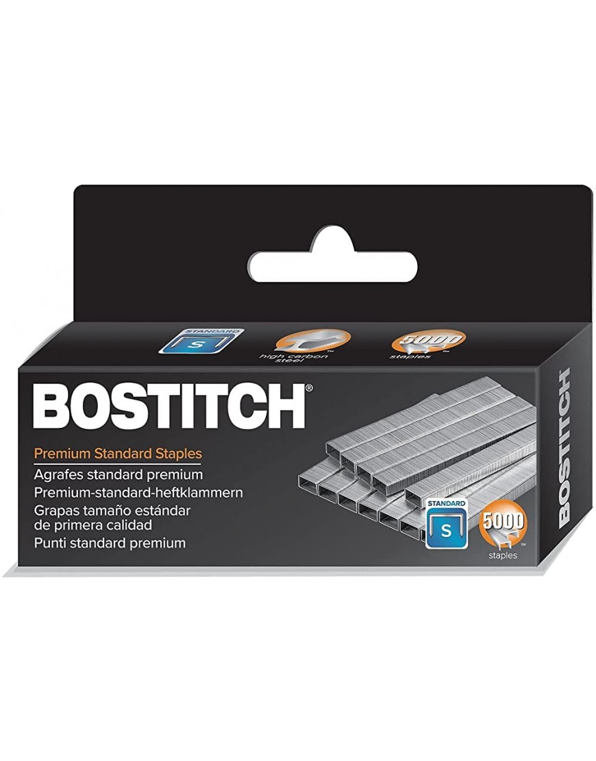 Bostish Premium Standard Heftklammern aus Hartstahl 1 4-1 2-Zoll-Bein Kronengrößen 5000 - BTLIV75W