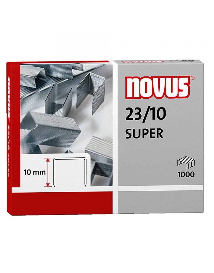 Dahle Novus Premium Staples 23 10 Mm 1000 Per by Novus - BBENE4ED