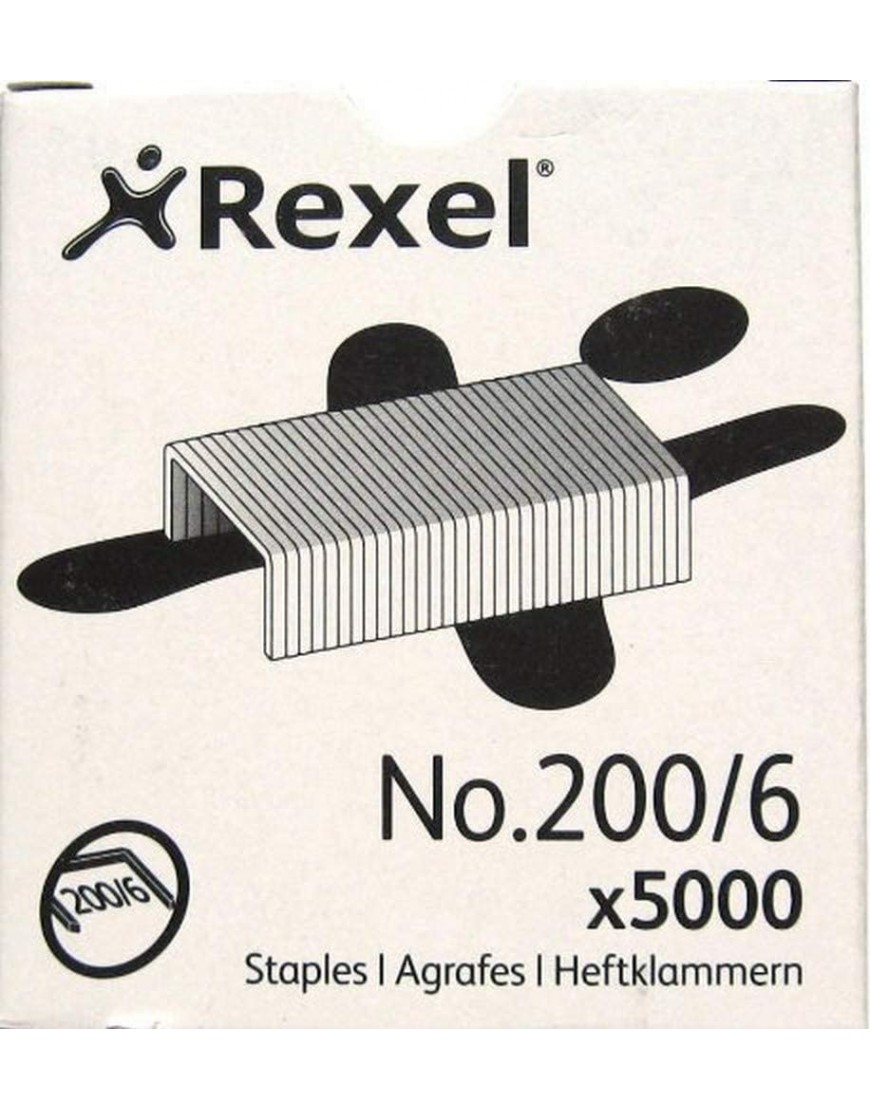 Rexel 200 6 Heftklammern 6 mm 5000 Stück - BMZUKB7E
