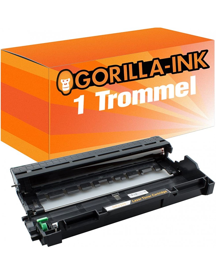 Gorilla-Ink 1 Trommel kompatibel mit Brother DR-2300 2300D 2340DW 2360DN 2365DW 2700DW 2700DN 2720DW 2740DW 2500D 2520DW 2540DN 2560DW 2700DW - BDZTT3V6
