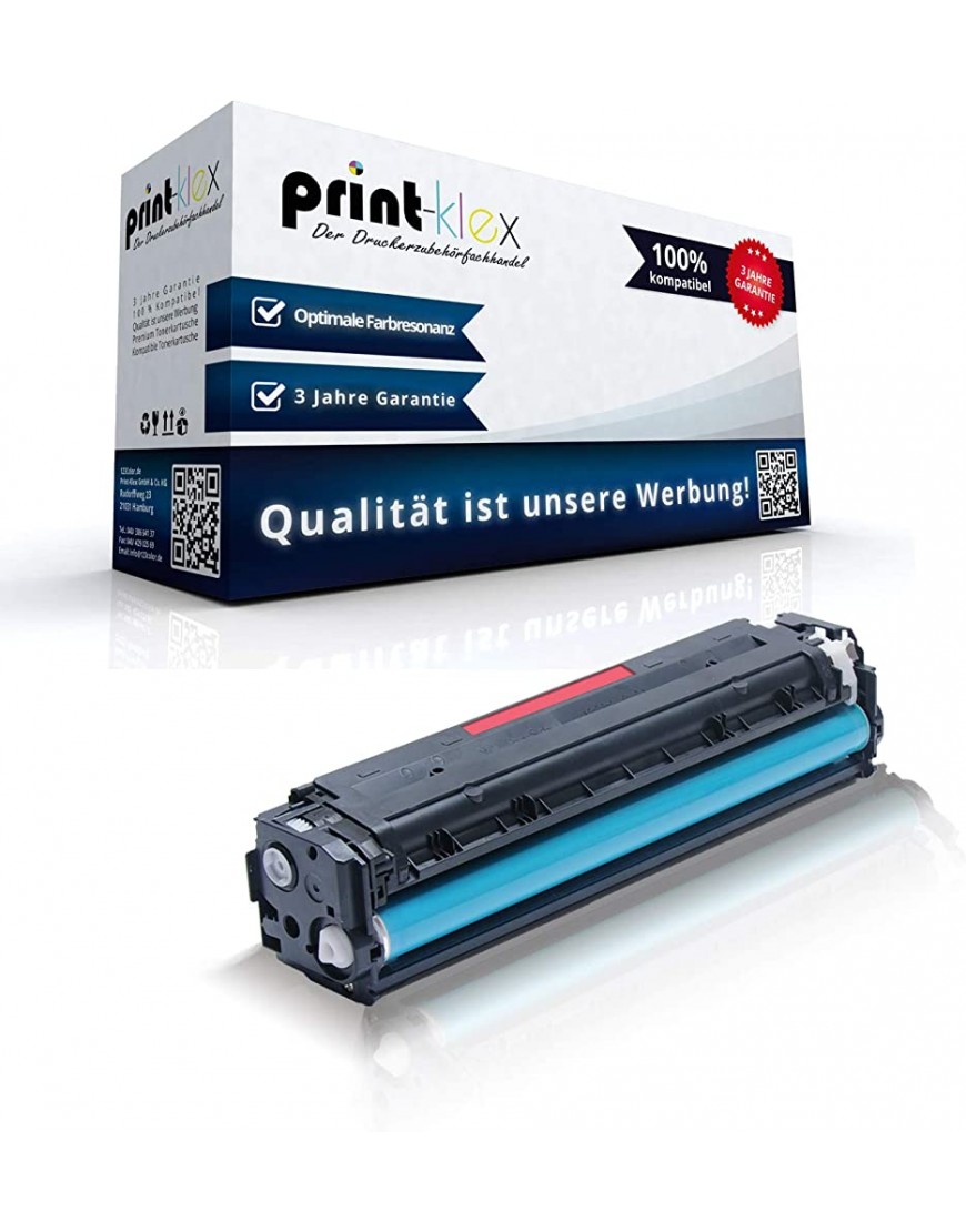 Print-Klex XXL Toner kompatibel für HP LaserJet Pro 200 color M251n M251nw M 251 nw LaserJet Pro 200 color M276n M 276 n LaserJet Pro 200 color M276nw M276 nw CF213A CF-213A Magenta Rot - BFSYL5NK