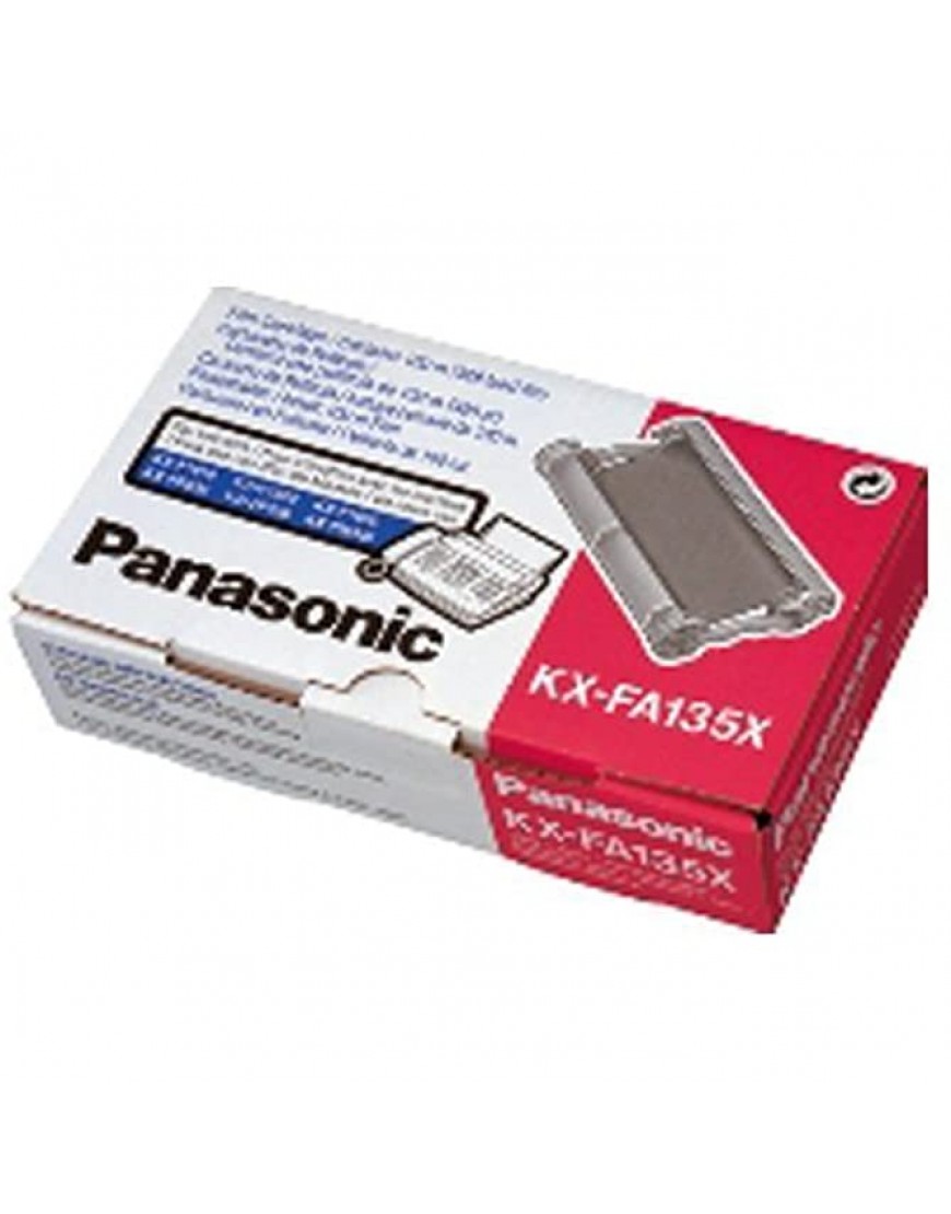 Panasonic KX-FP 250 Series Original Thermo-Transfer-Rollen KX-FA 135 X  KX-FA135X Schwarz - BKYUDW54
