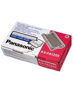 Panasonic KX-FP 270 Series Original Thermo-Transfer-Rollen KX-FA 135 X  KX-FA135X Schwarz - BUQPI17V