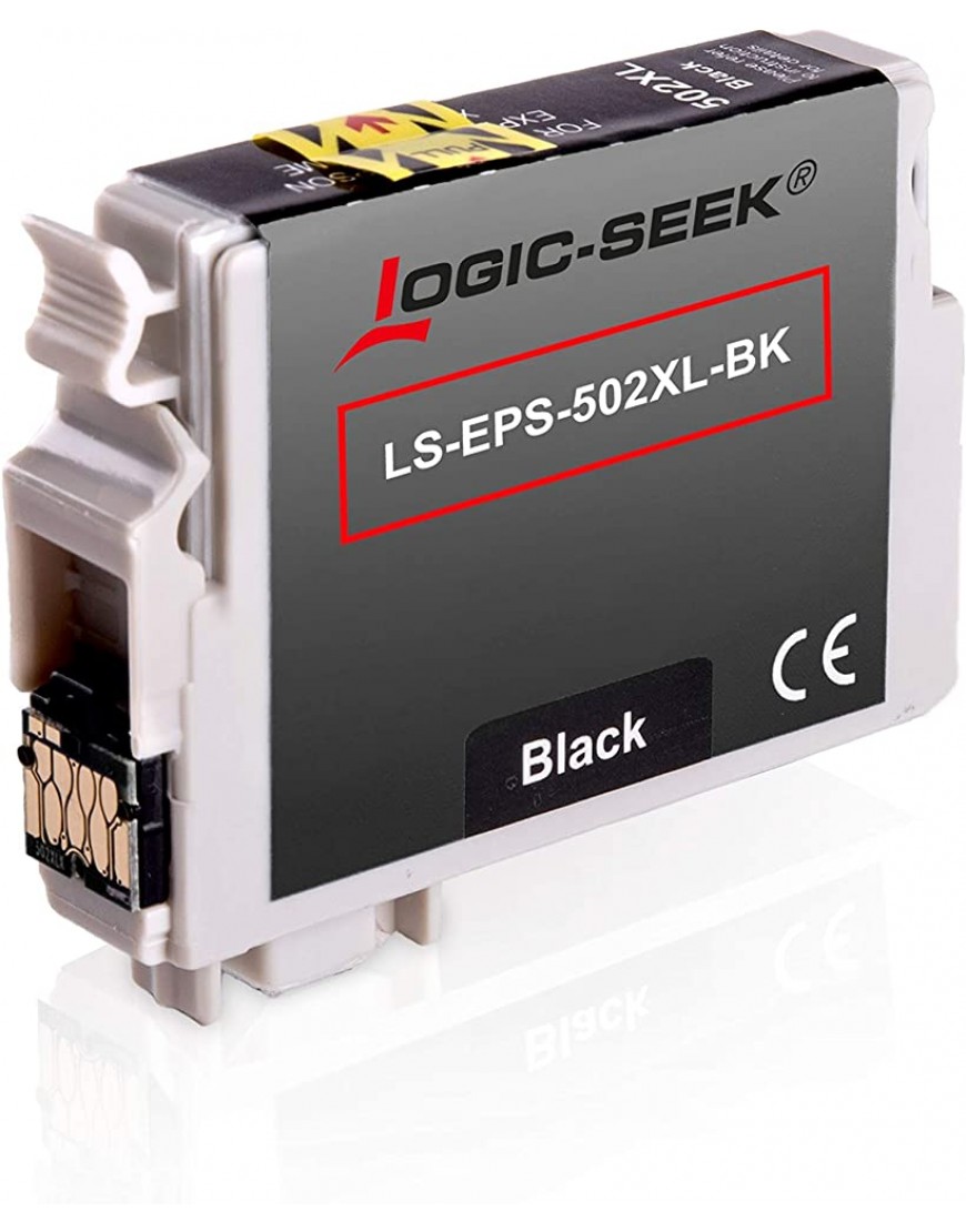 Logic-Seek Set 4 Druckerpatronen kompatibel für Epson 502XL MIT CHIP Expression Home XP5100 XP5105 WF2860 WF2865 XP-5100 XP-5105 Workforce WF-2860DWF WF-2865 - BNSEJD85