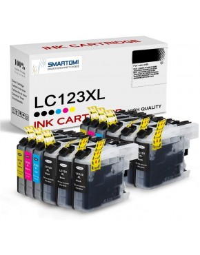SMARTOMI 12er-Pack LC123 LC123XL Kompatible Tintenkartuschen Multi-Pack Für Brother LC123 Tinte Verwendung mit DCP-J132W J152W J552W J752W MFC-J870DW J650DW J470DW J4410DW J4510DW J4610DW J4710DW - BYVBTK81