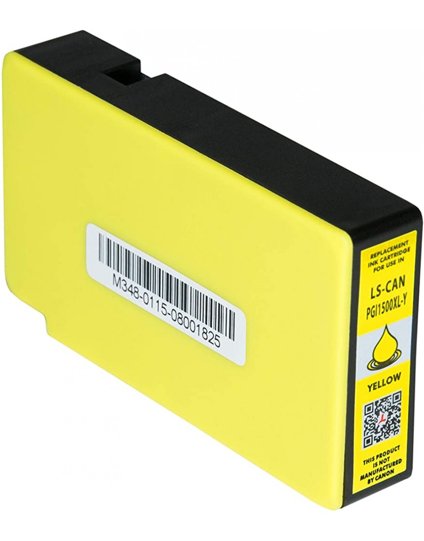 Tintenpatrone kompatibel für Canon Maxify MB2050 Maxify MB2350 PGI-1500XL Y 9195B001 Yellow 12ml - BAYJD3QK