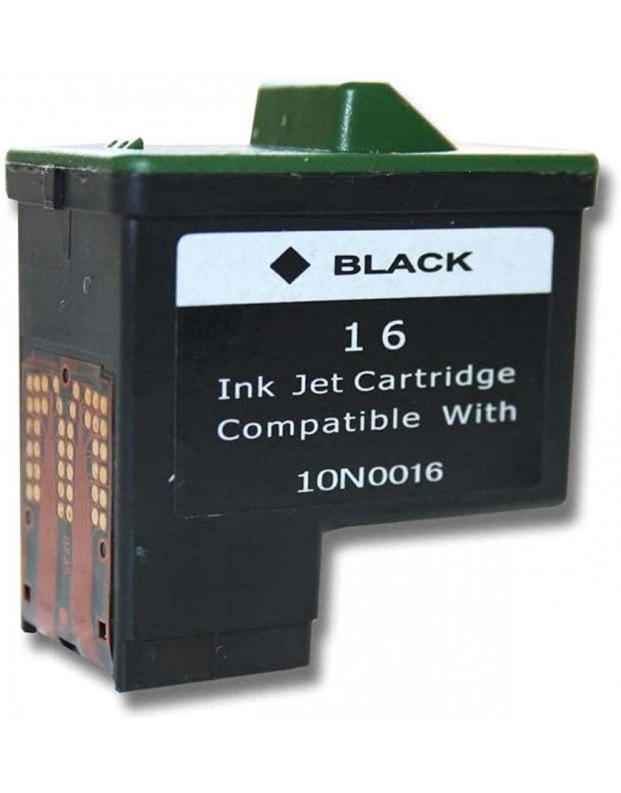 vhbw Tintenpatrone Schwarz kompatibel mit Lexmark i3 x1110 x1130 x1140 x1150 x1155 x1160 x1170 x1180 Drucker wiederaufgefüllt 15ml - BSBNU78V
