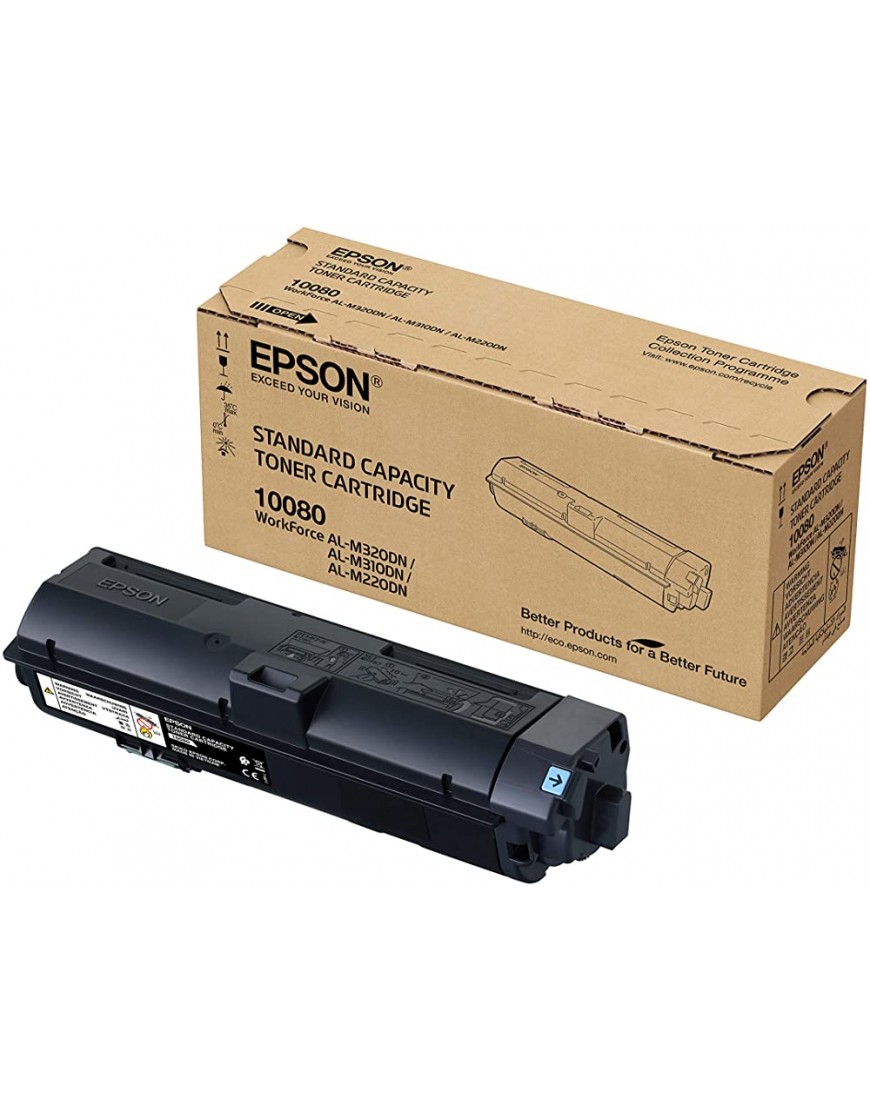 Epson C13S110080 Laserkartusche Schwarz Toner Laserpatrone 1 Stück Estándar - BDCXF2DA