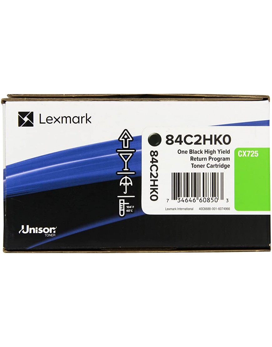 Lexmark 84C2HK0 Original Toner 1er Pack Schwarz - BJLWXBN4