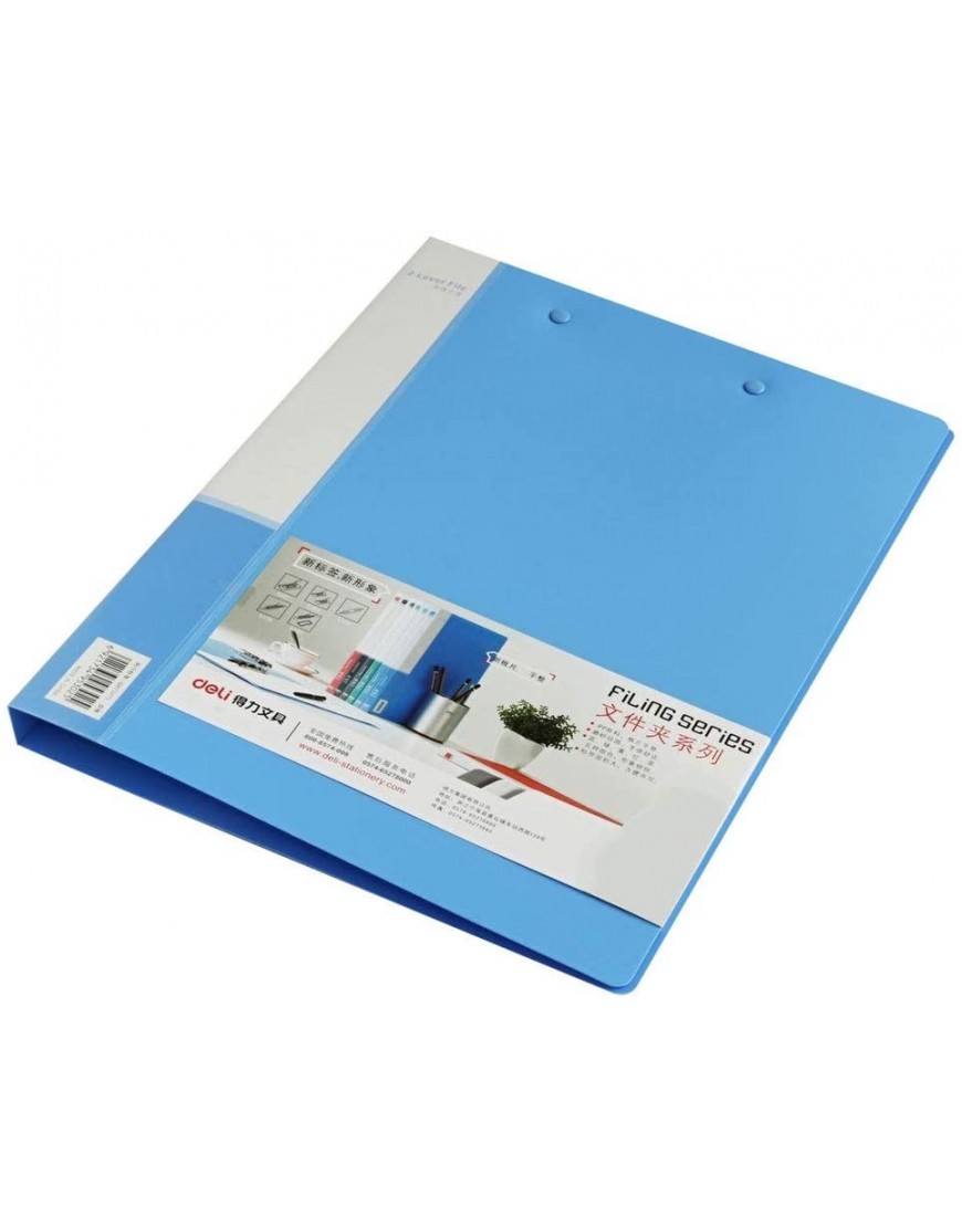 JIEIIFAFH Hohe Qualität Bürobedarf Datei Rack-Business-Ordner A4 Speicherkraft Ordner-Datei Shelf Blau Organisieren Color : Blue - BCUAONKM