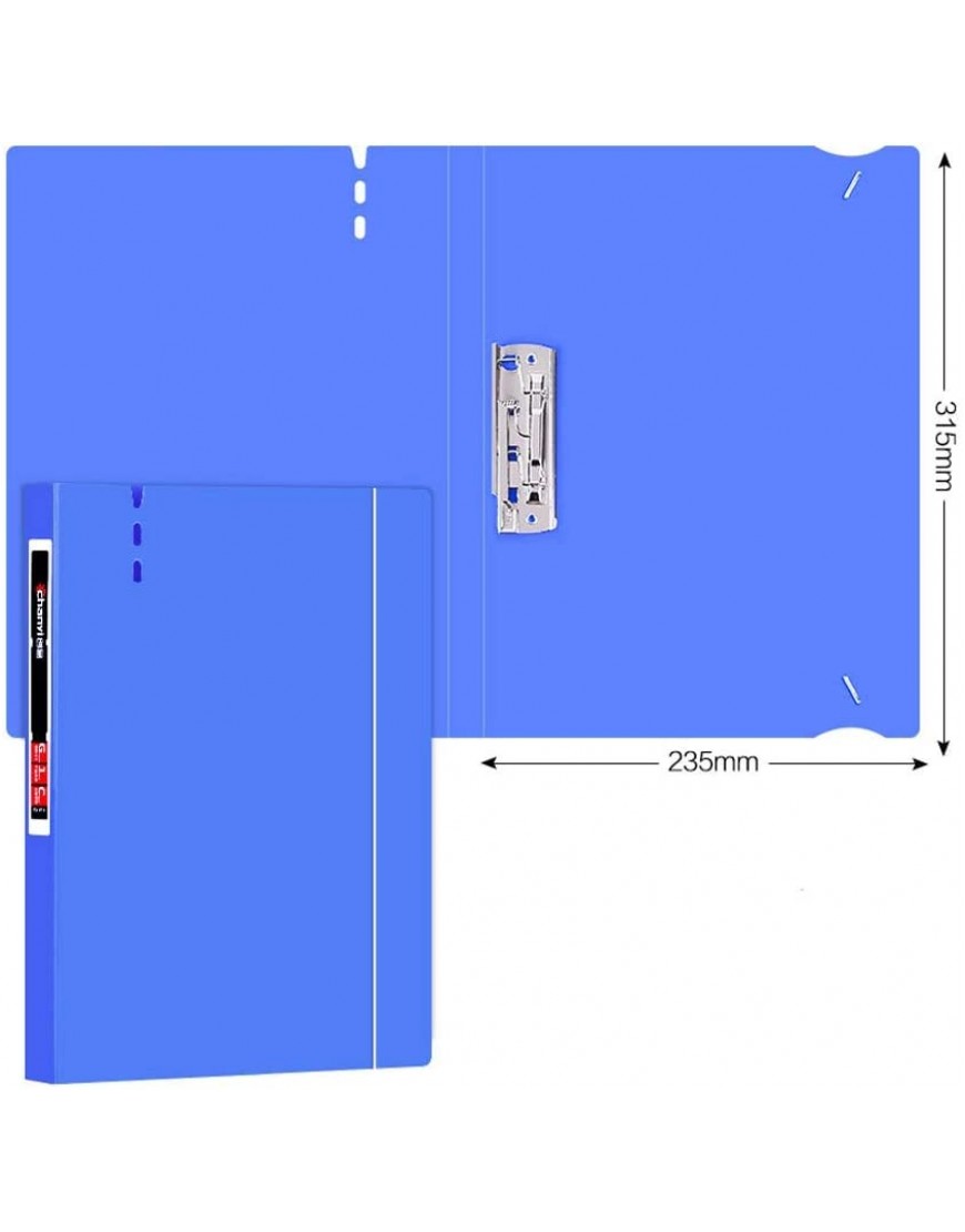 WJJ Büroordner A4 Kunststoffordner Aktentafel Ordner Profil Clip Bürobedarf 5 Stück Dateien Farbe: C - BYBSG8M8