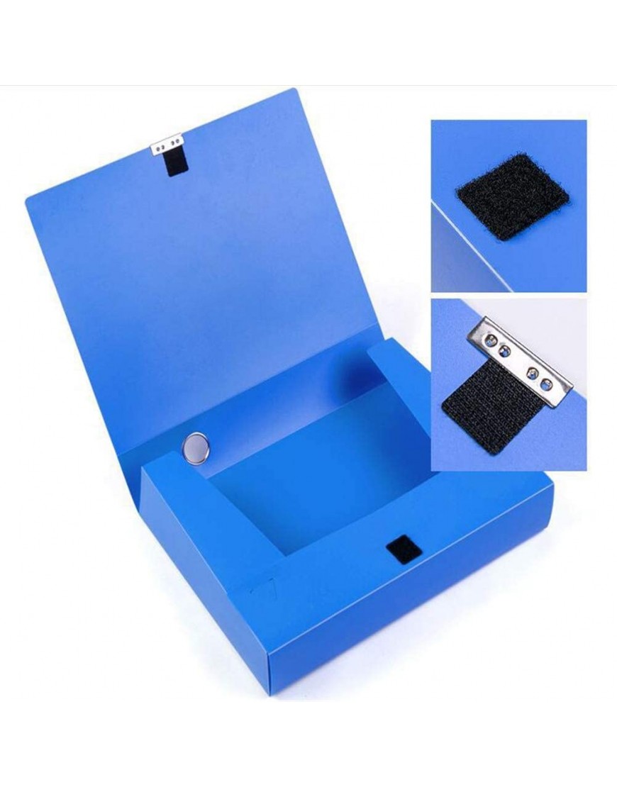 YoungYuan Aktenordner A4 Ordner Aktenbox Kunststoff Aktenaufbewahrungsbox Datenbox Akte Schreibwarenbox BüRobedarf 2cm - BTJPRW99