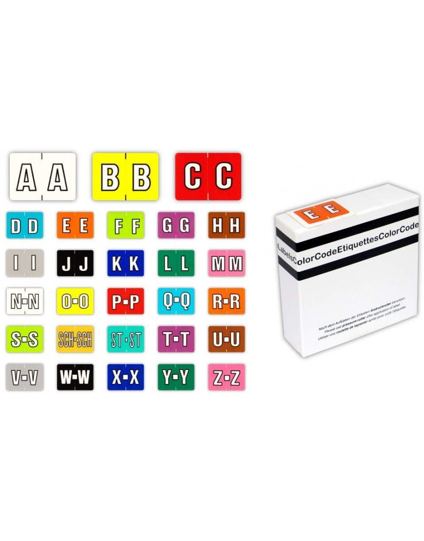 Color Buchstabensignale J schwarz Farbsystem Leitz Elba 250 Stück auf Rolle - BCJSJNQ2