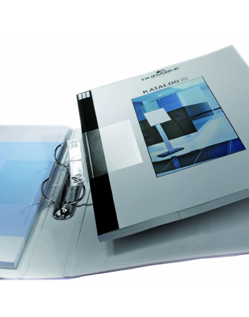 Durable Abheftstreifen Filefix Maxi selbstklebend PVC 60x100mm 50 Stück transparent 807019 - BWPZOQVW