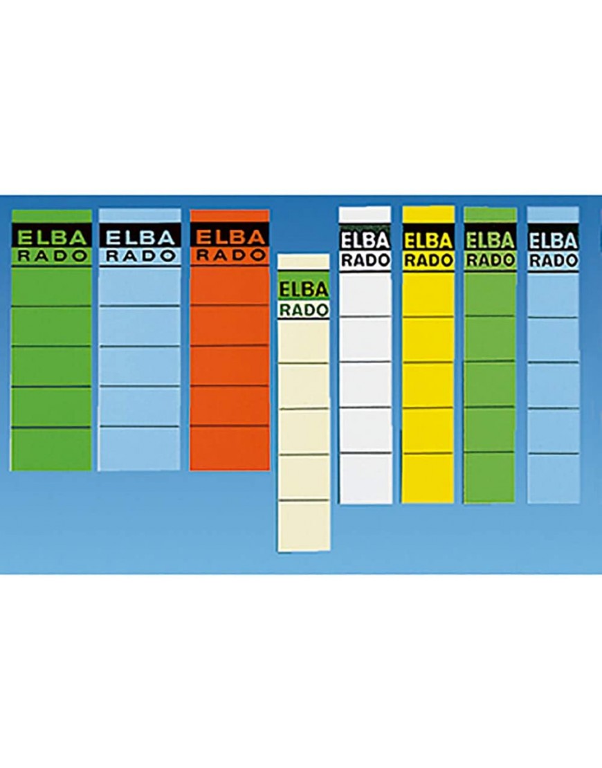 Elba 04617-CH Rückenschilder chamois sk kurz breit Packung 10 Schilder - BNJOY1NW